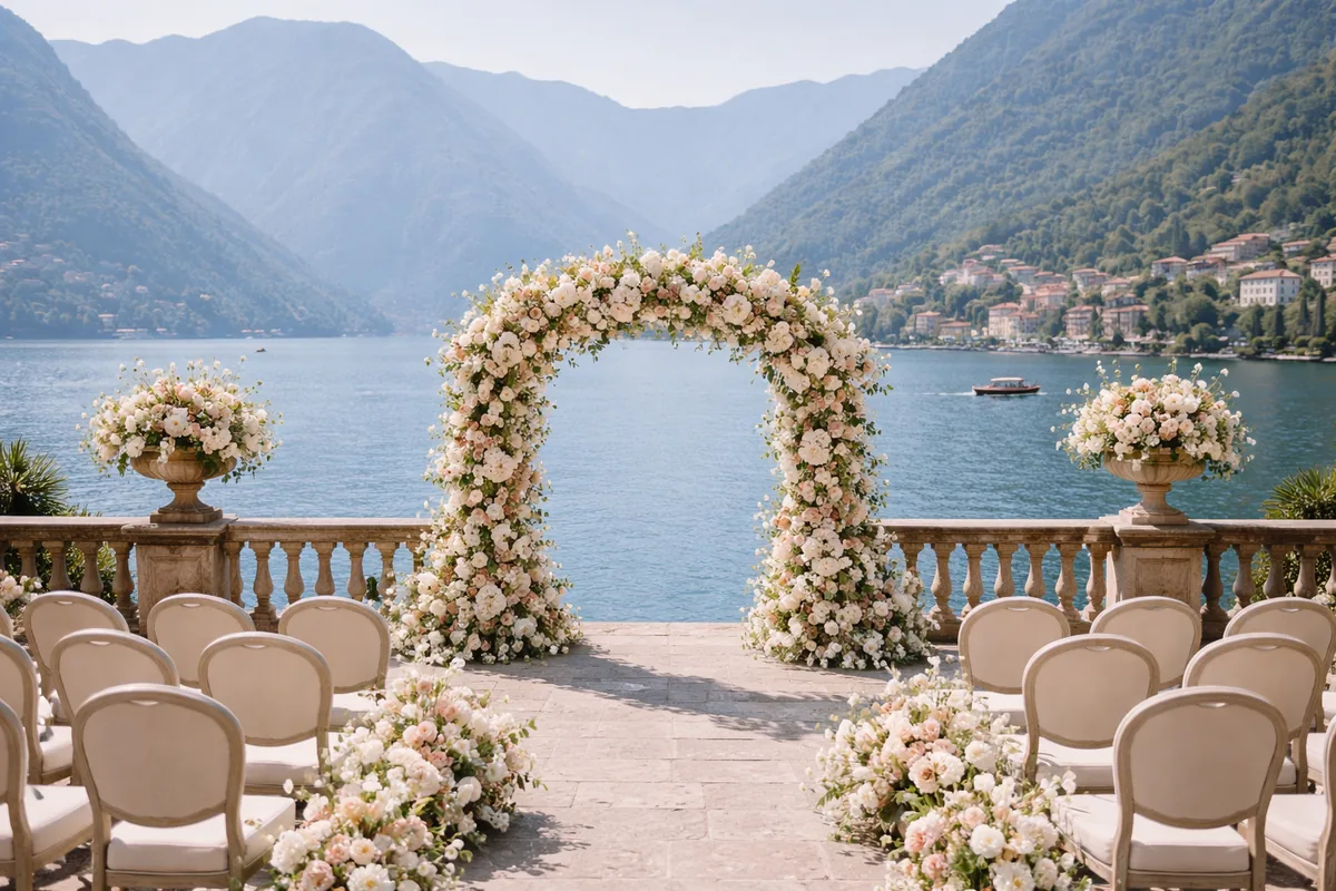 Comment choisir le meilleur lieu pour un mariage sur mesure au lac de Côme