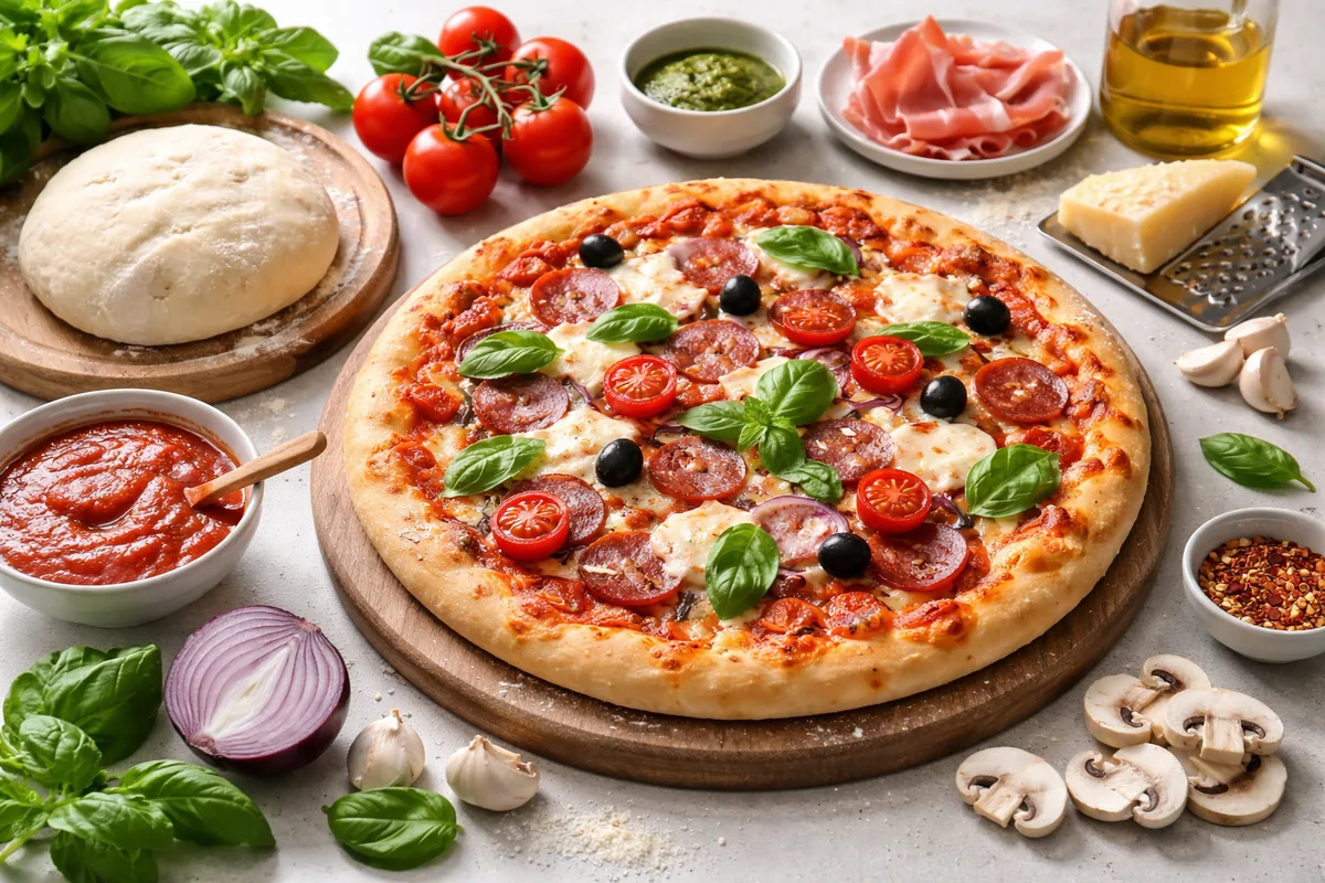 Comment réaliser une pizza maison avec des recettes variées