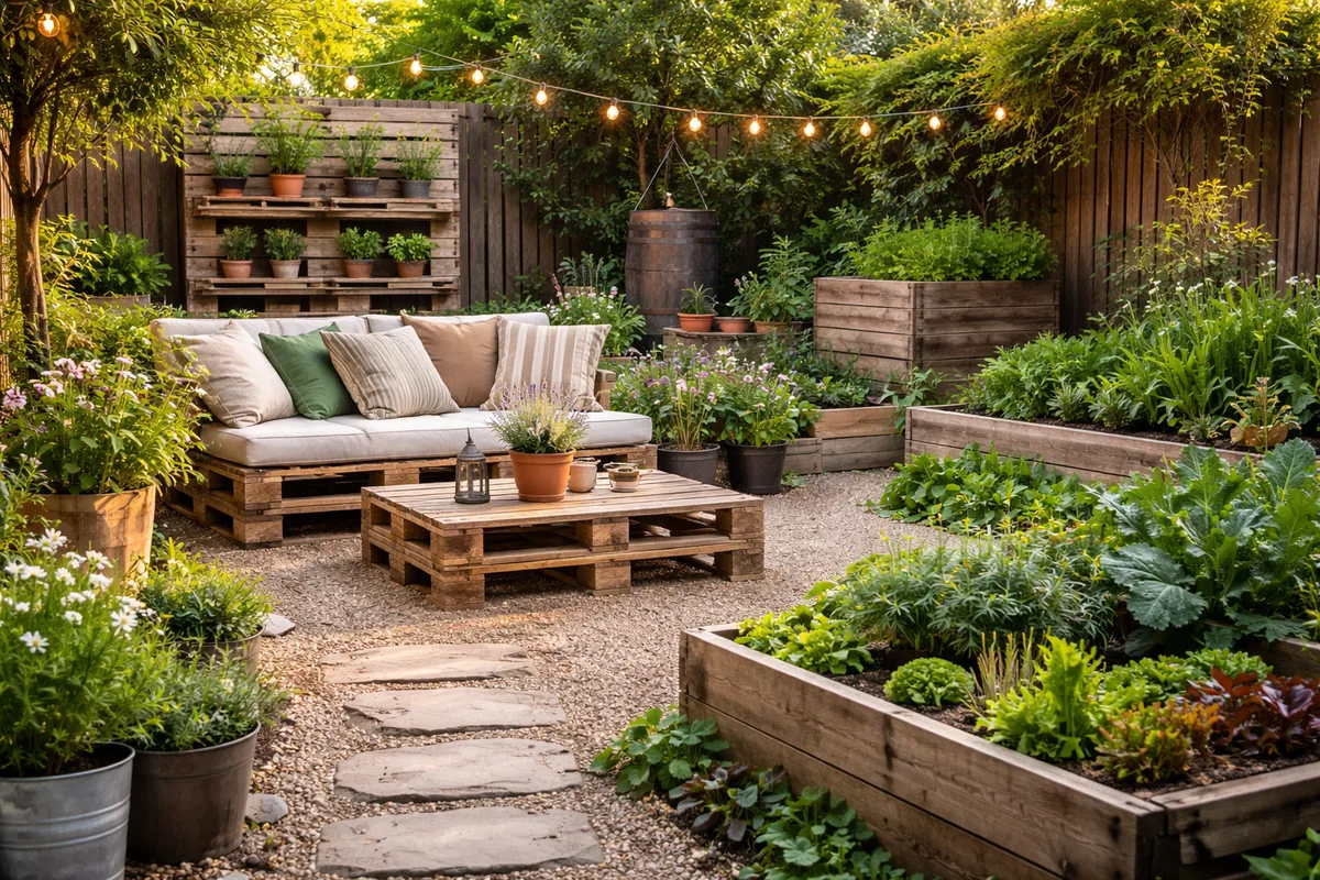 Comment rénover un jardin en utilisant des matériaux recyclés