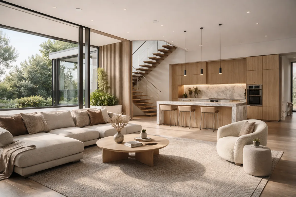 La symbiose entre design et fonctionnalité dans les maisons modernes